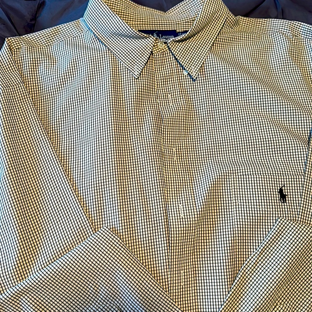 Big and Tall Ralph Lauren Polo - Classic Button Down Shirt.